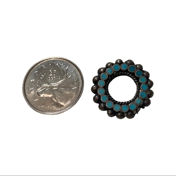 Vintage Turquoise Pin - Picture 3 of 3